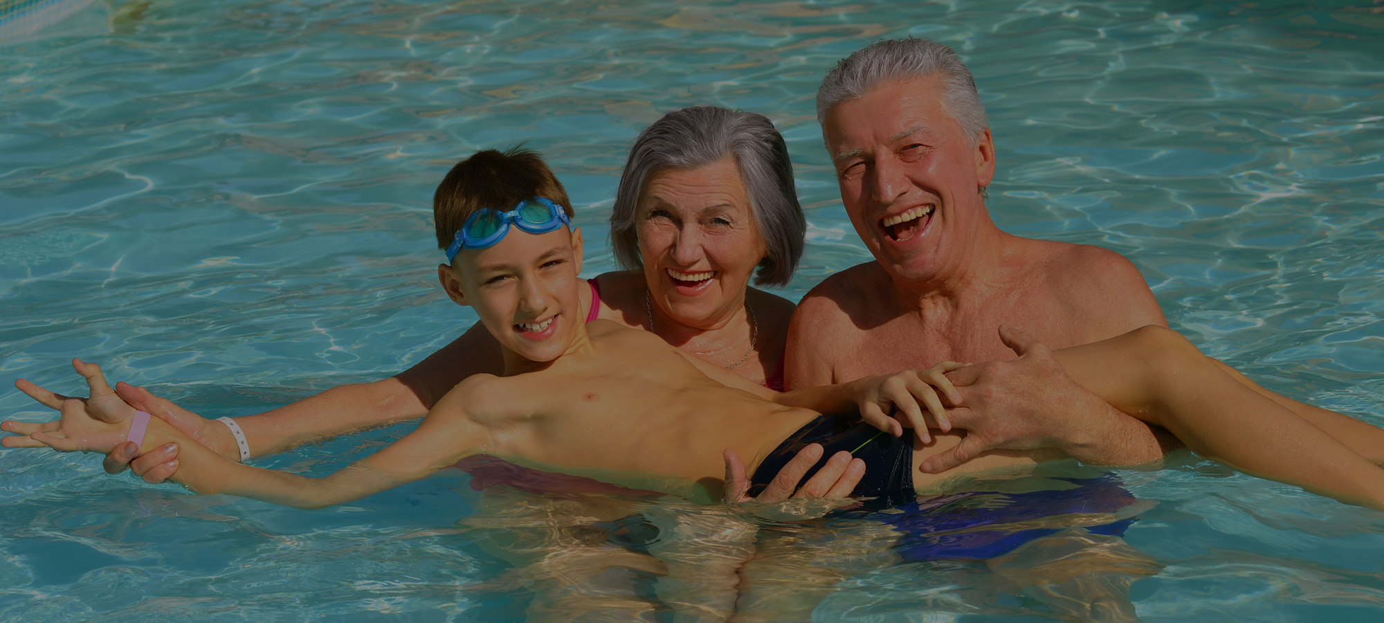Image of 3 children on vacation