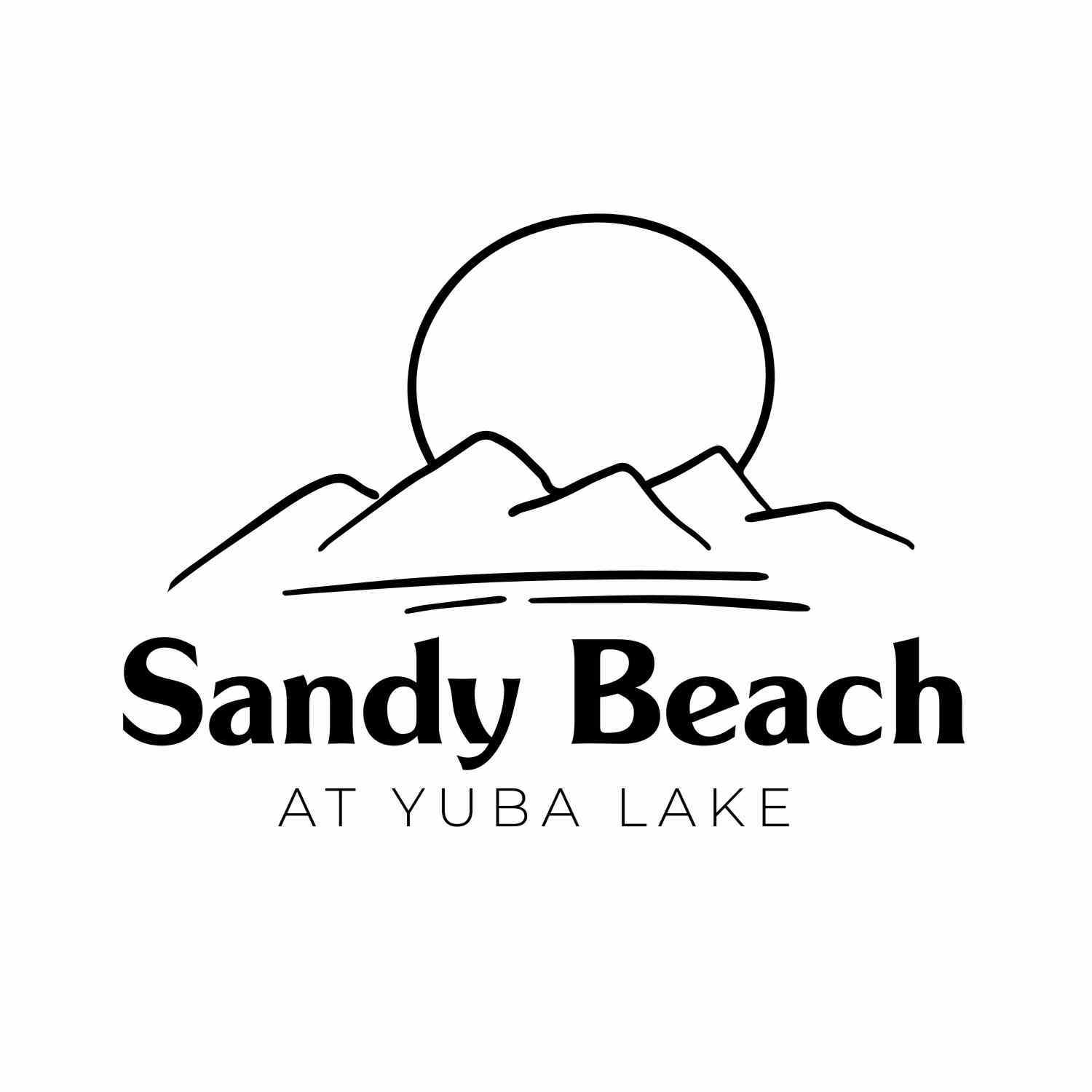 Sandy Beach at Yuba Lake